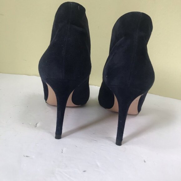 Gianvito Rossi Vamp Suede 85 Ankle booties Shoes Heels Pointy Toes Ankle Boot 39 - Picture 12 of 16